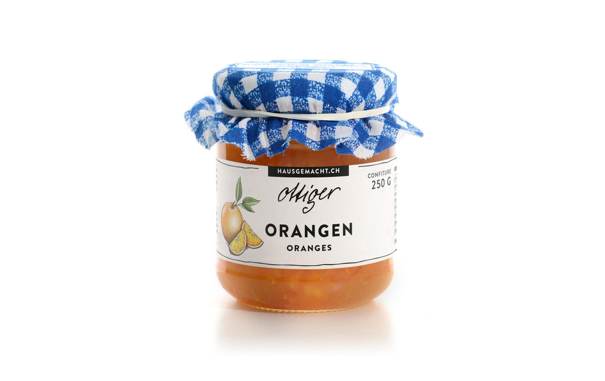 Ottiger Orangenkonfitüre – glutenfrei, vegan – 250 g