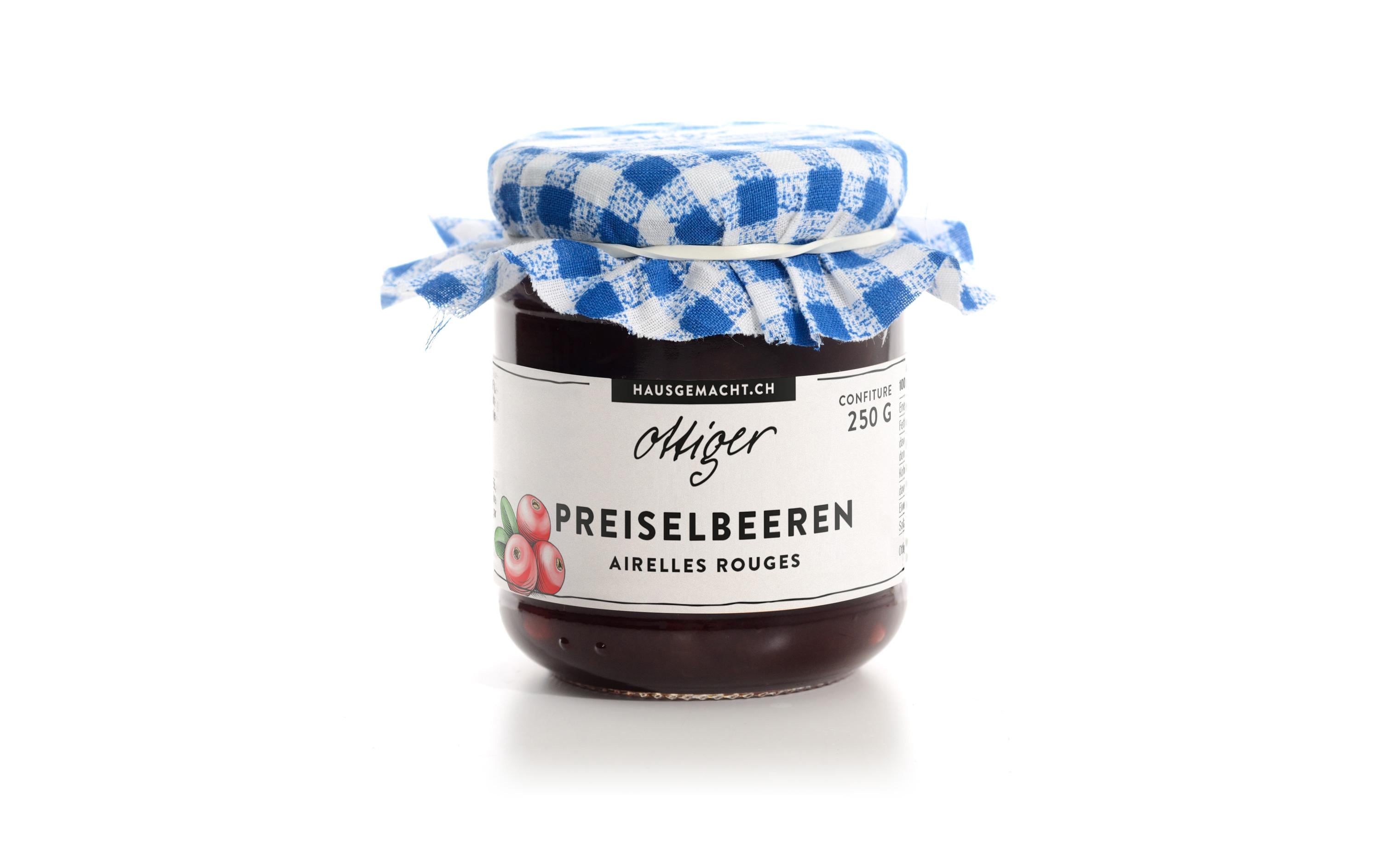 Ottiger Preiselbeer Konfitüre – 250 g