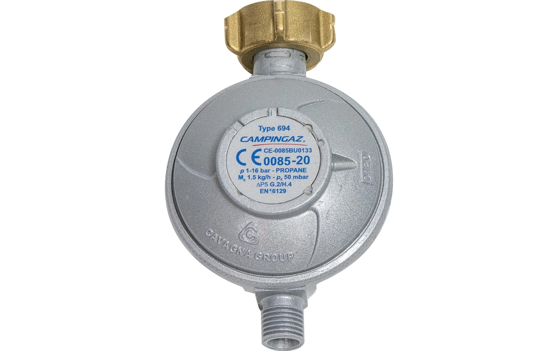Campingaz Druckregler 50 mbar – für Haushaltflasche, Metall