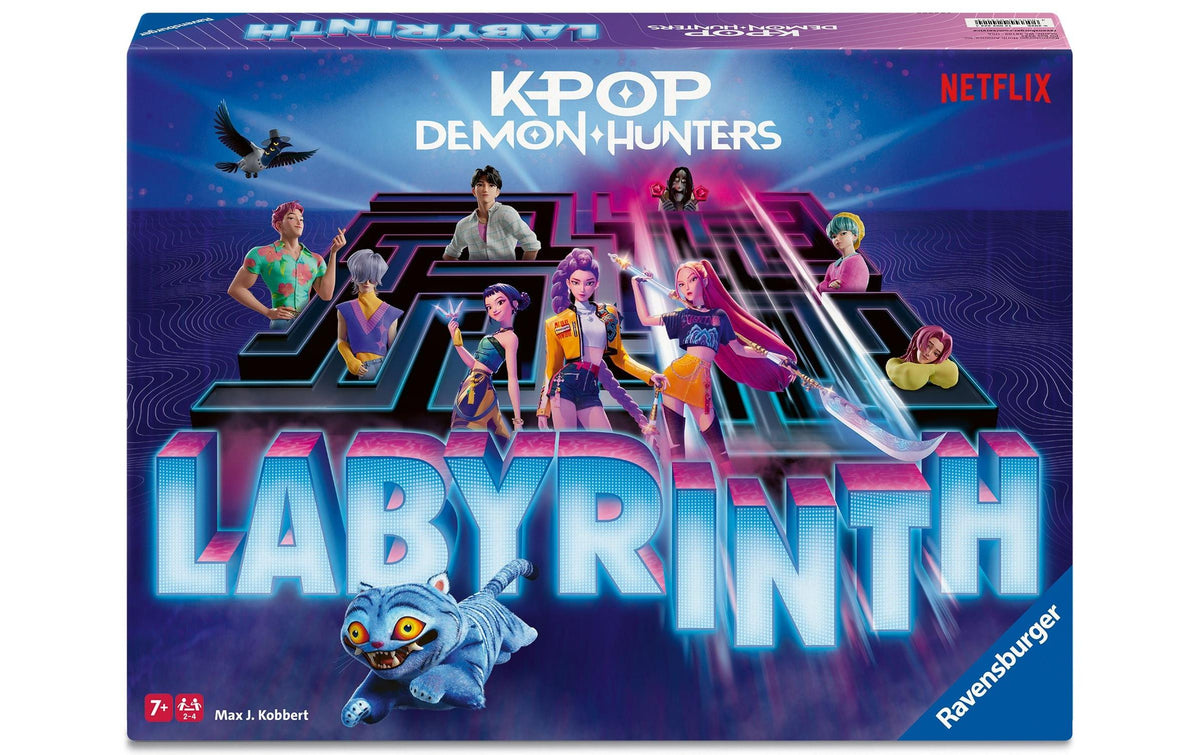Ravensburger Labyrinth KPop Demon Hunters – Brettspiel, 2–4 Spieler, ab 7 Jahren, 20 Min., DE/EN/FR/IT/NL