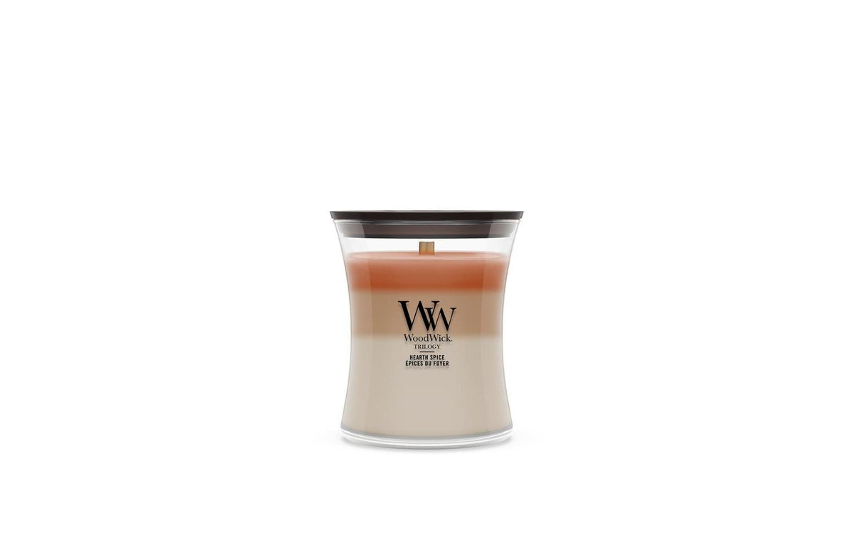 WoodWick Duftkerze – Hearth Spice – Ø 10 × 11 cm