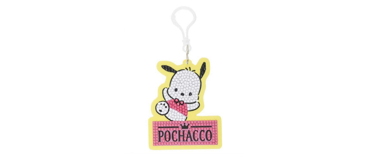 CRAFT Buddy Schlüsselanhänger Pochacco Crystal – Mehrfarbig