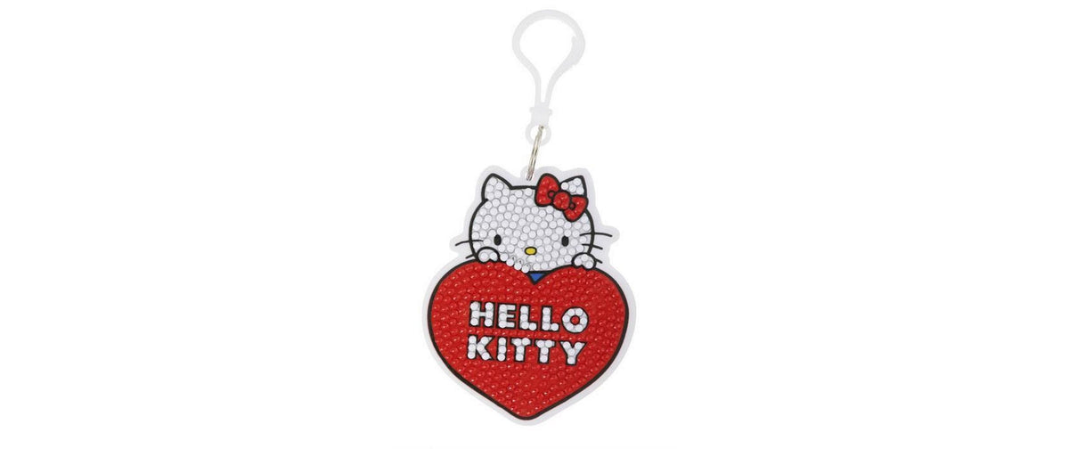CRAFT Buddy Schlüsselanhänger Hello Kitty Crystal – Mehrfarbig