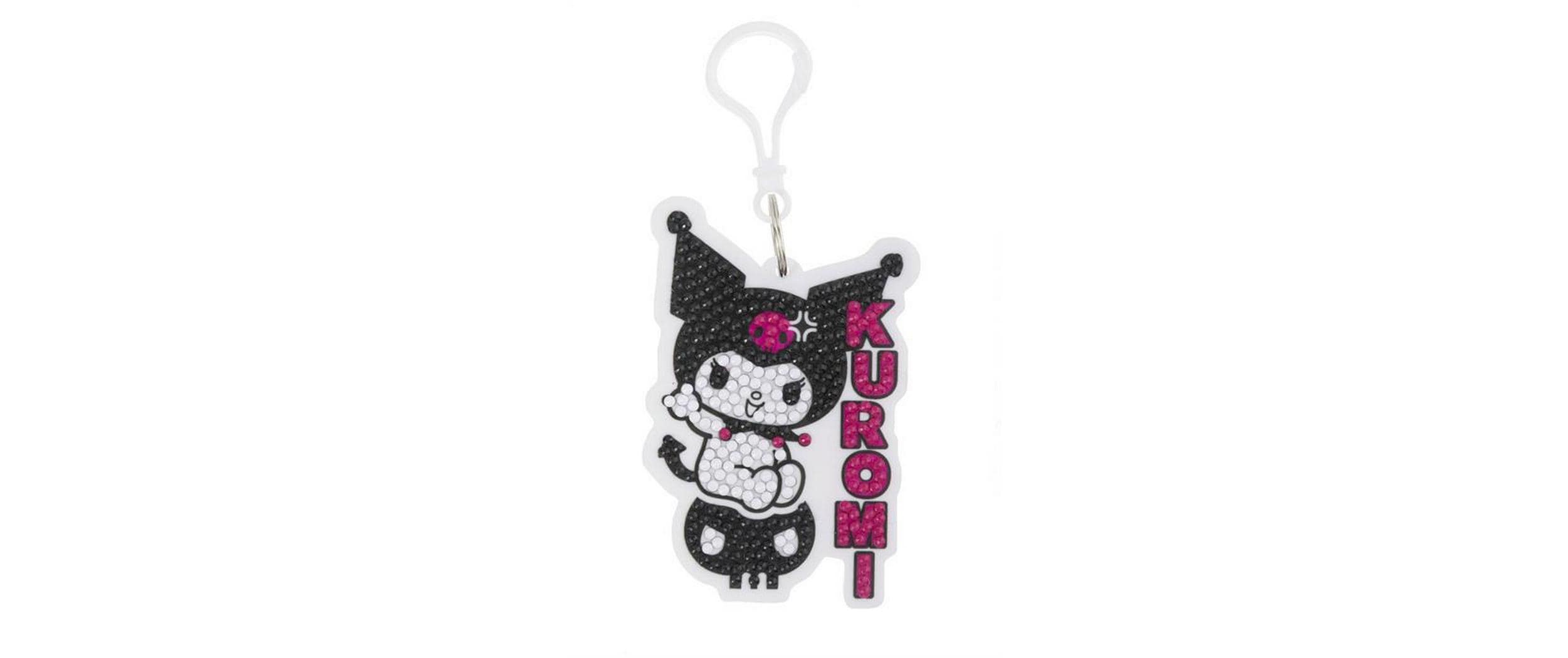 CRAFT Buddy Schlüsselanhänger Kuromi Crystal – Mehrfarbig