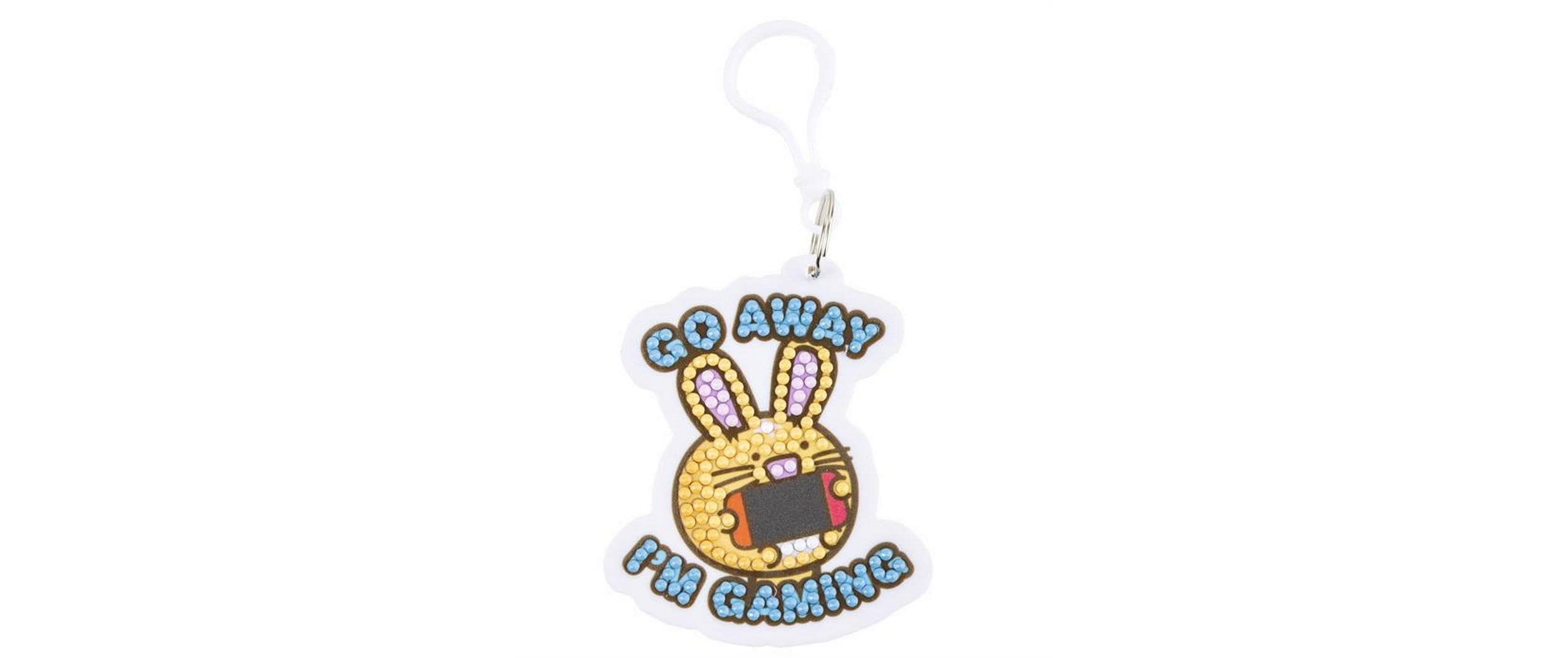 CRAFT Buddy Schlüsselanhänger Go Away Im Gaming Crystal – Mehrfarbig