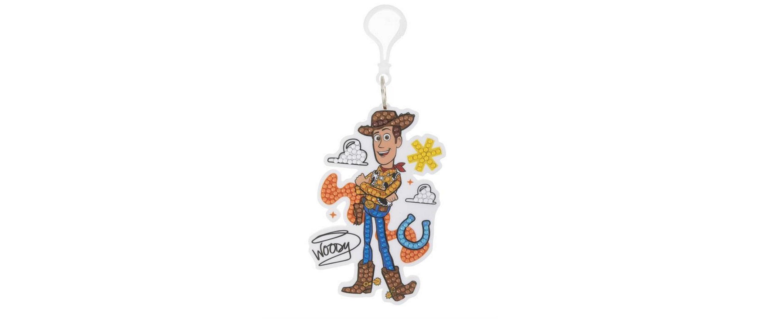 CRAFT Buddy Schlüsselanhänger Woody Crystal Art – Mehrfarbig