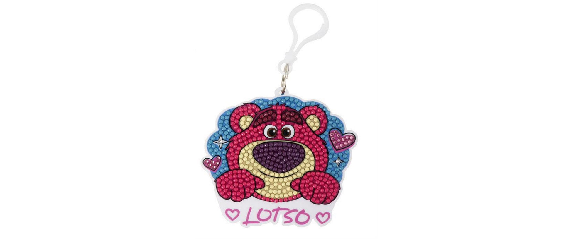 CRAFT Buddy Lotso Crystal Art Schlüsselanhänger – Mehrfarbig