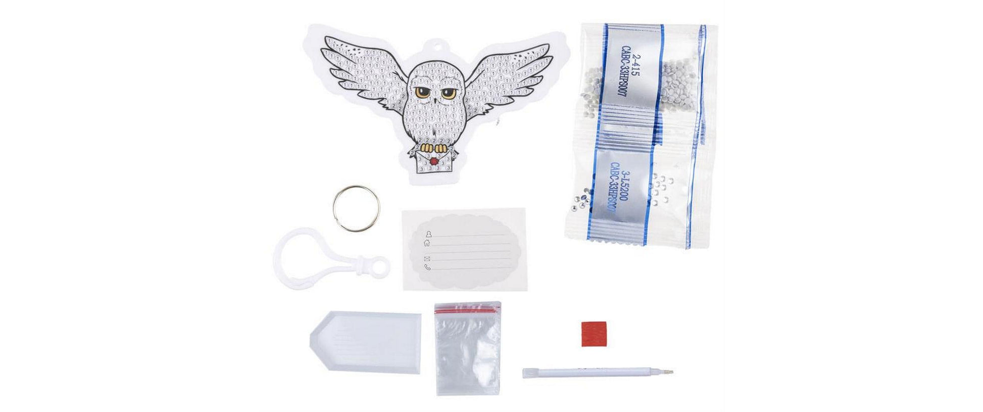 CRAFT Buddy Schlüsselanhänger Hedwig Crystal – Mehrfarbig