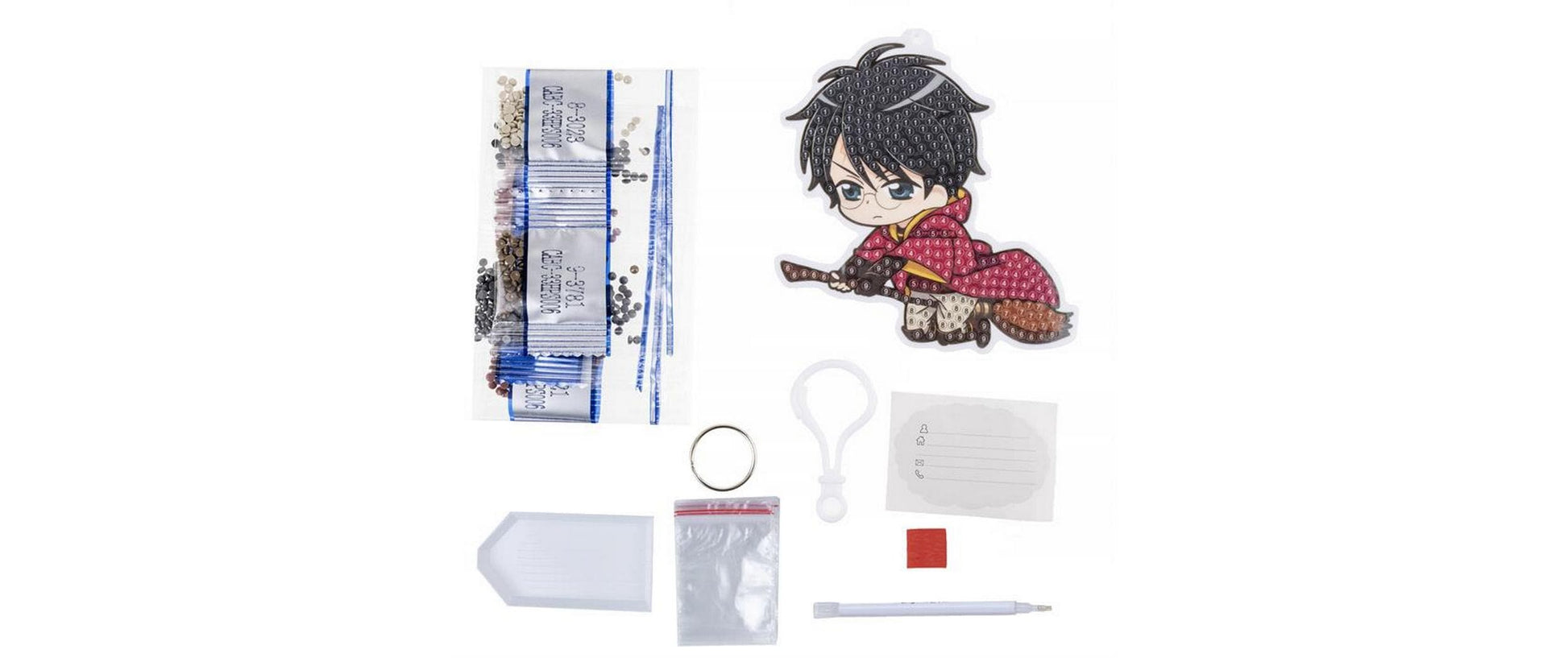 CRAFT Buddy Schlüsselanhänger Harry Potter Crystal – Mehrfarbig