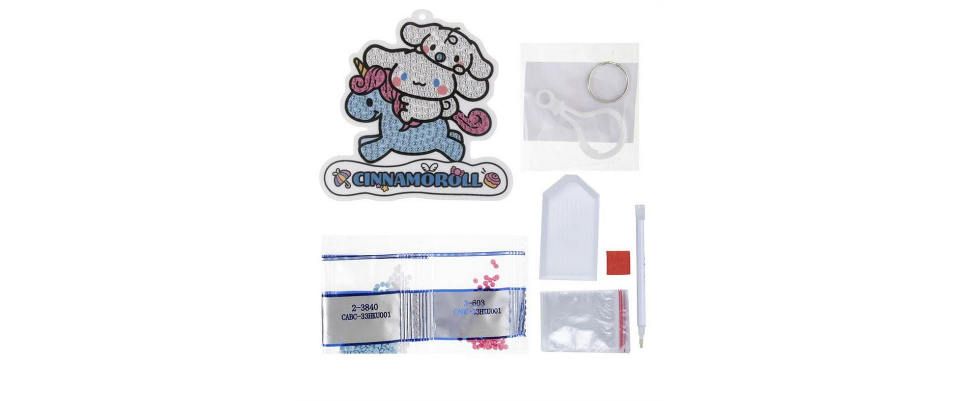 CRAFT Buddy Schlüsselanhänger Cinnamoroll Crystal – Mehrfarbig