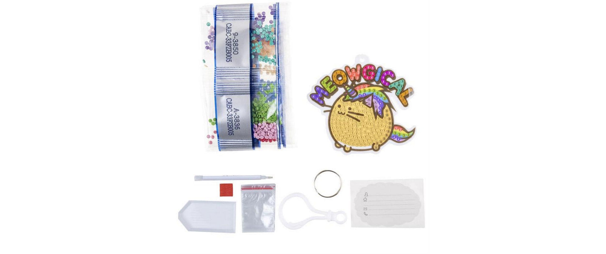 CRAFT Buddy Schlüsselanhänger Meowgical Crystal – Mehrfarbig