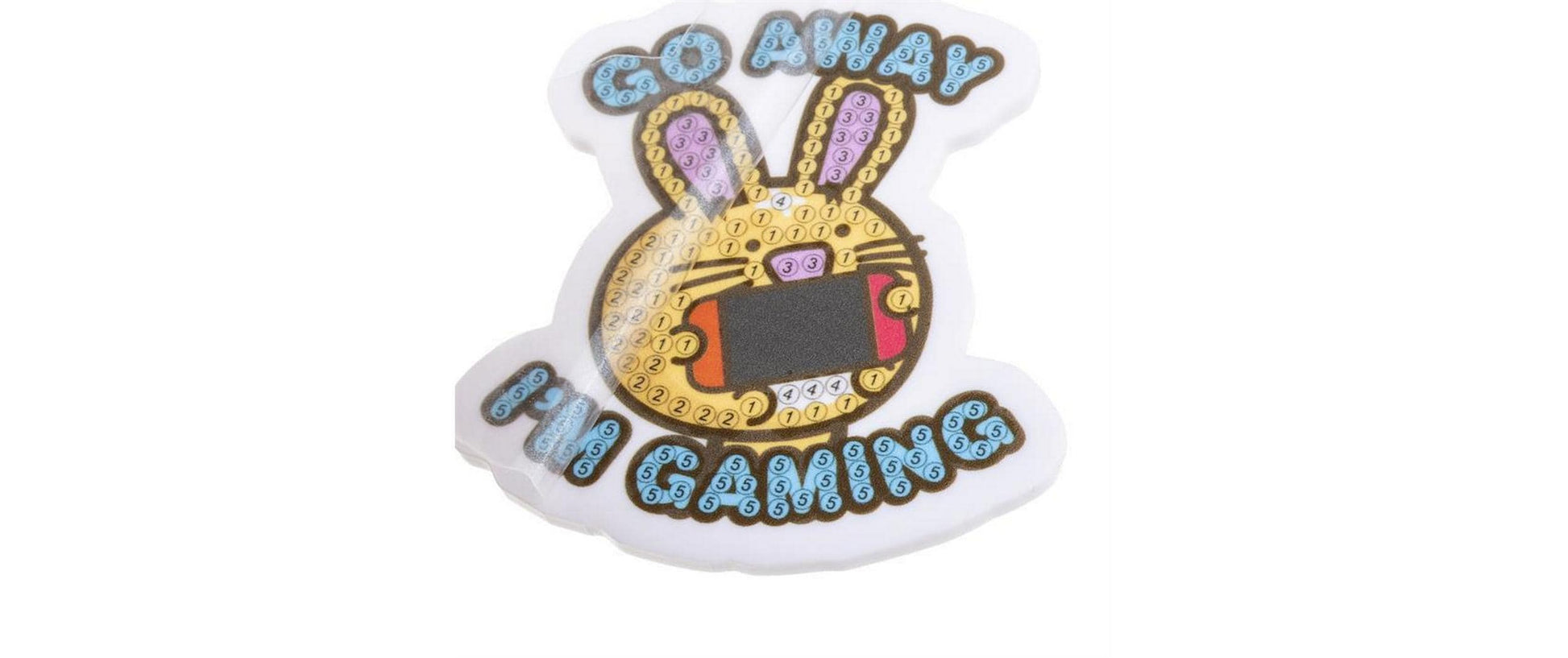 CRAFT Buddy Schlüsselanhänger Go Away Im Gaming Crystal – Mehrfarbig