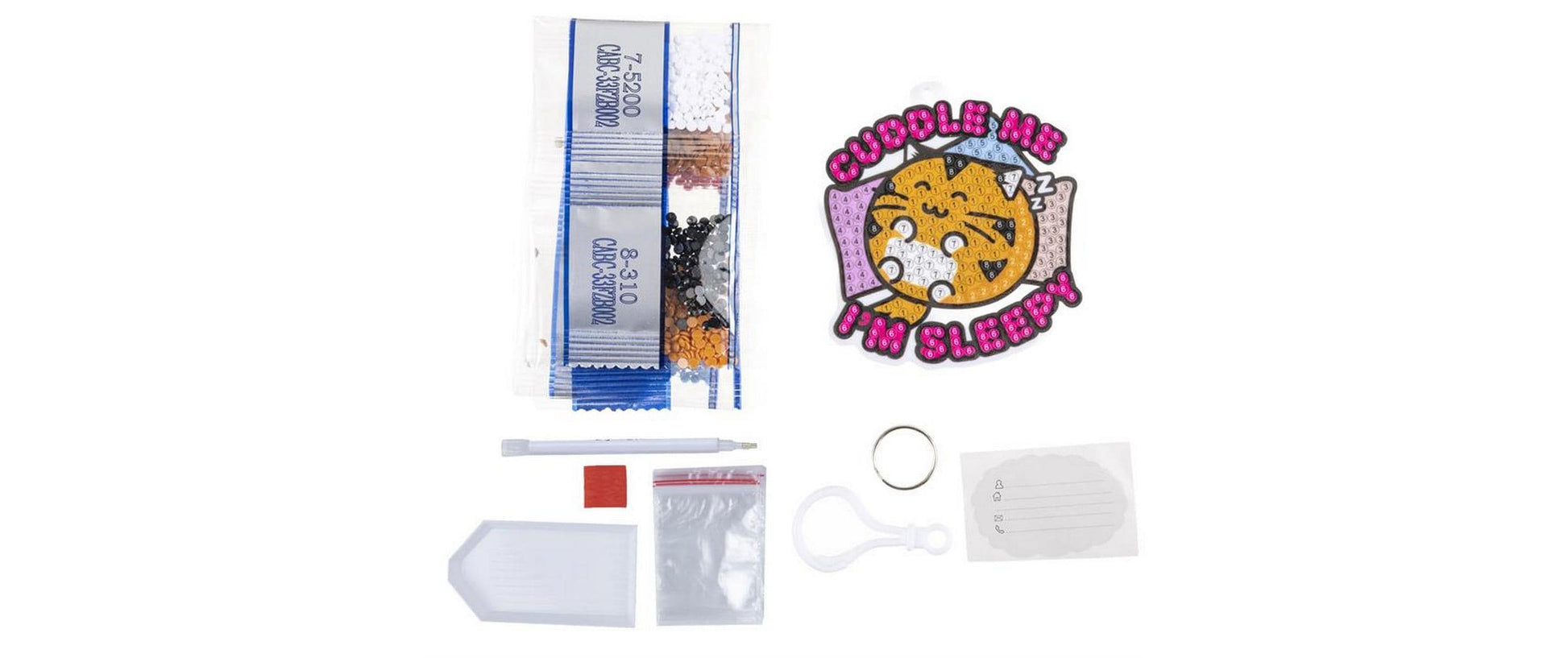 CRAFT Buddy Schlüsselanhänger Cuddle Me Im Sleepy Crystal – Mehrfarbig
