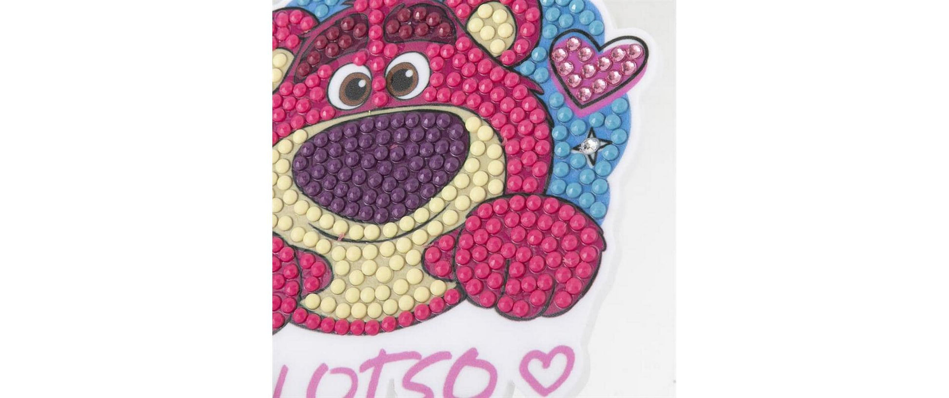 CRAFT Buddy Lotso Crystal Art Schlüsselanhänger – Mehrfarbig