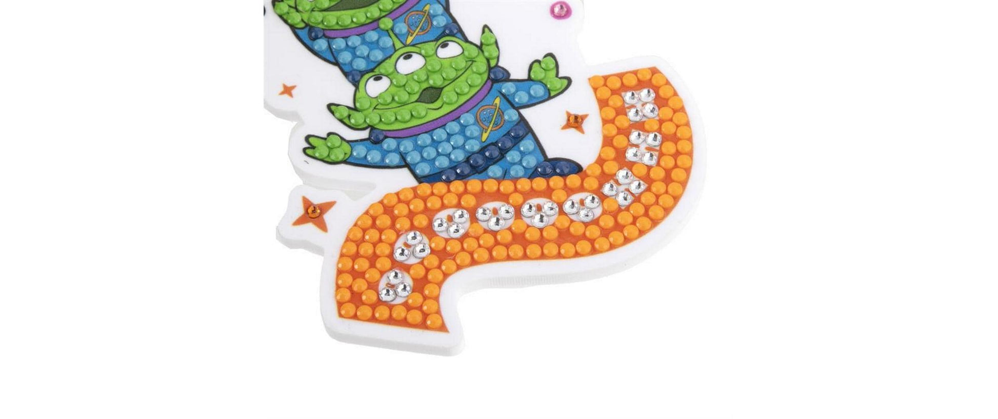 CRAFT Buddy Schlüsselanhänger Aliens Crystal Art – Mehrfarbig