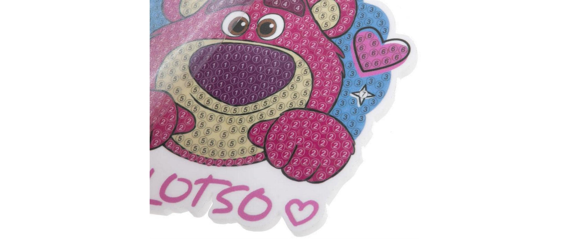 CRAFT Buddy Lotso Crystal Art Schlüsselanhänger – Mehrfarbig