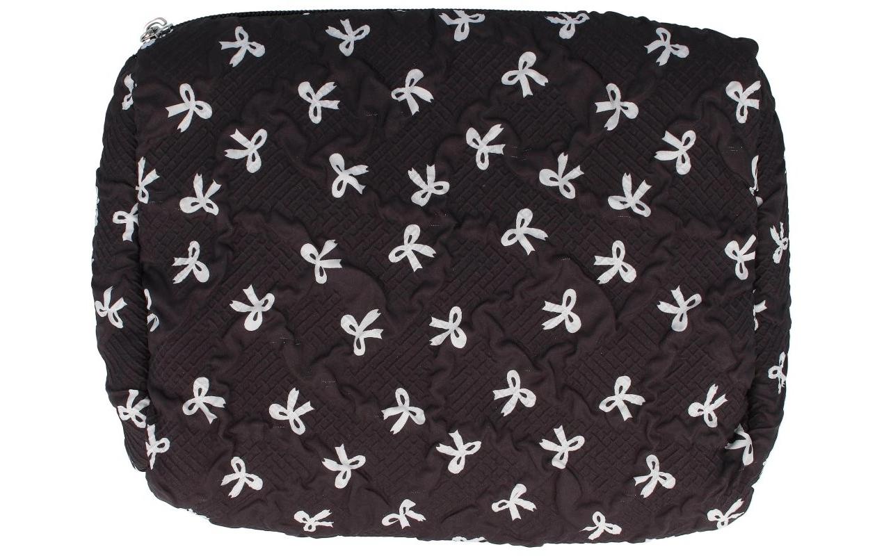 Parsa beauty Kulturtasche – 23 × 15 × 6 cm – Schwarz, Weiss – Polyamid, Polyester, Zink