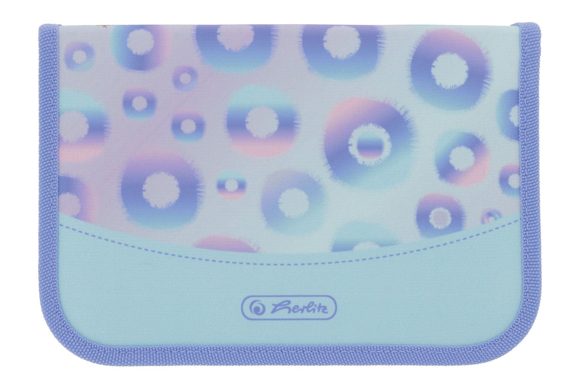 Herlitz Mystic Mermaid – Schüleretui, gefüllt (31-teilig), hellblau, Polyester, 20,5 × 3,8 × 14 cm