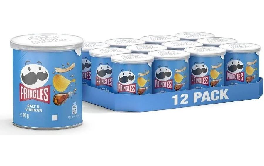 Pringles Chips – Salz & Essig – 480 g