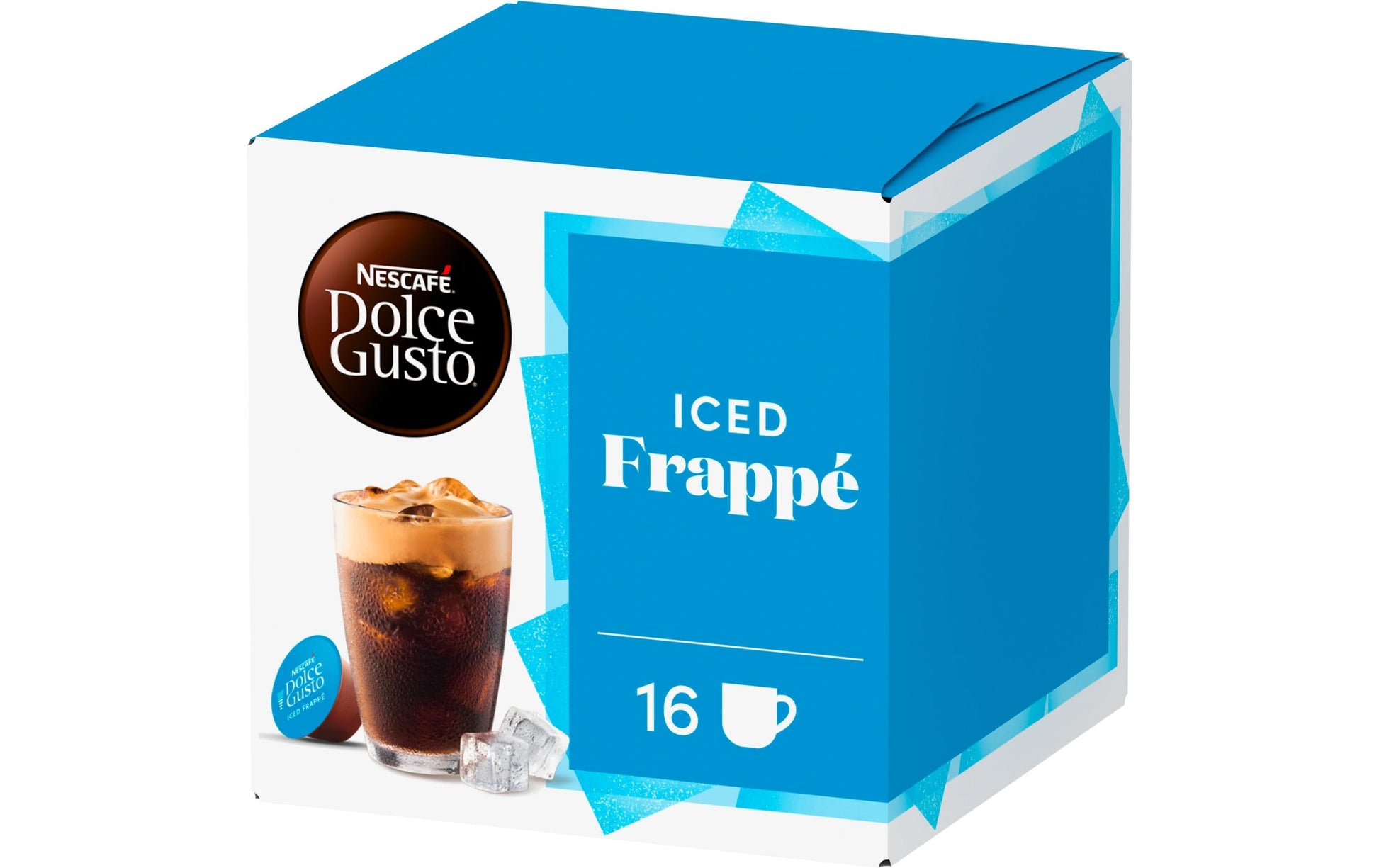 Nescafé Iced Frappe – Kapseln für Dolce Gusto – Caramel, 16 Kapseln