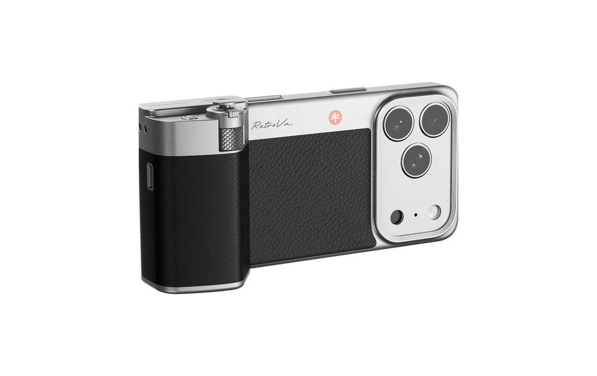PGYTECH Retrova Grip Kit – Foto-/Video-Griff – für iPhone 17 Pro – Schwarz
