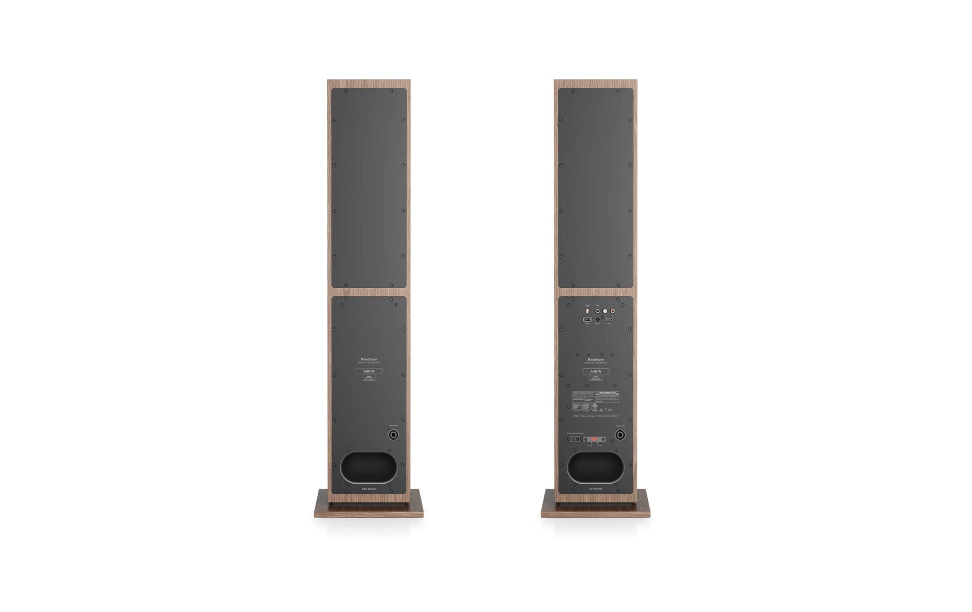 Audio Pro AB A48 – Aktivlautsprecher (Paar) – 3-Wege, 320 W, 5,25" Woofer, Weiss