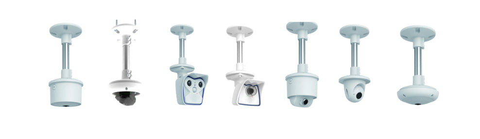 MOBOTIX Basishalterung – für M15, M25, v25 und andere – Weiss – 2er-Pack