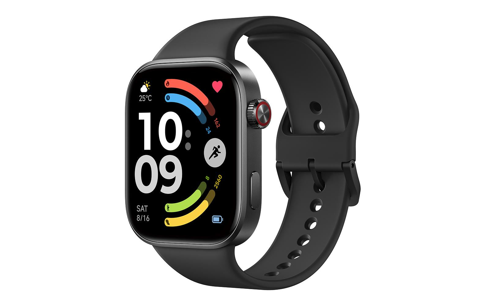 Xiaomi Redmi Watch 6 46 mm GPS – Aluminium Schwarz, 50 m, für Android, iOS