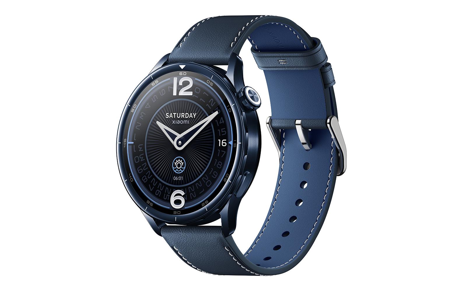 Xiaomi Watch S5 46 mm GPS – Edelstahl, Blau, 50 m, für Android, iOS