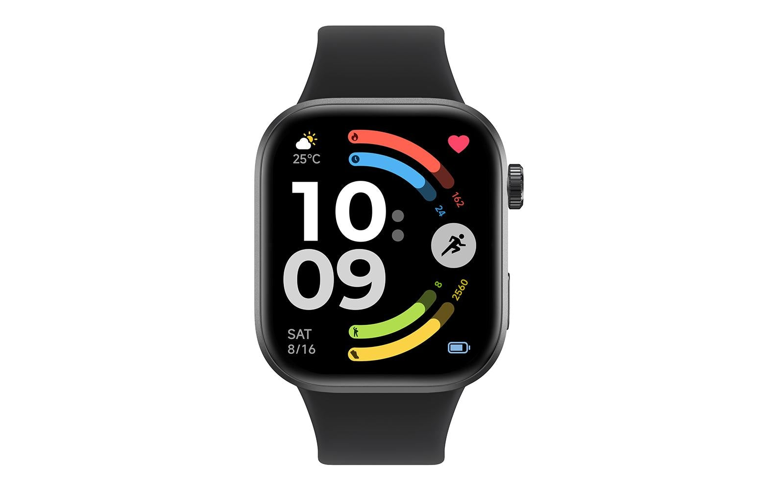 Xiaomi Redmi Watch 6 46 mm GPS – Aluminium Schwarz, 50 m, für Android, iOS