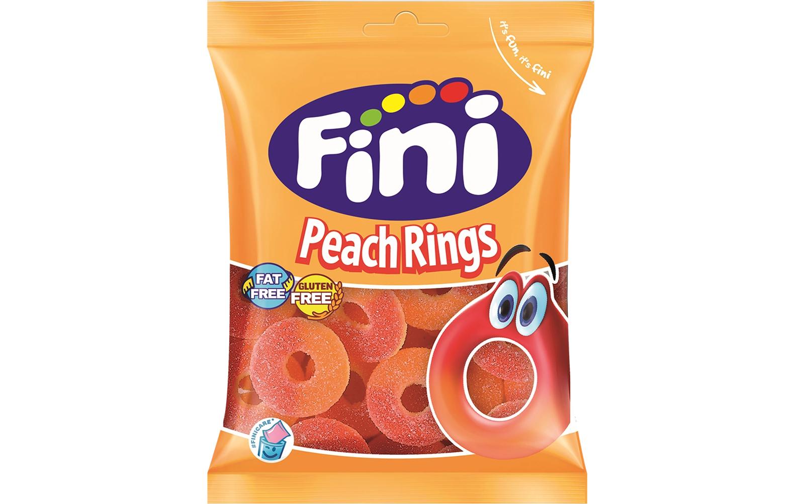 Fini Peach Rings Gummibonbons – 75 g