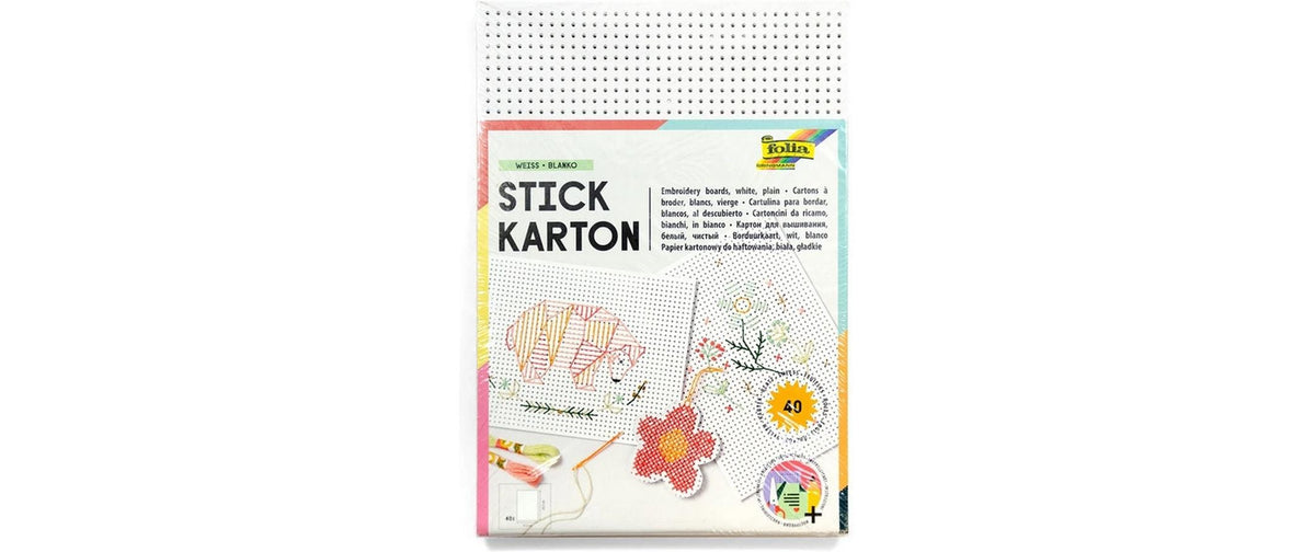 Folia Fotokarton – 17,5 × 24,5 cm, weiss