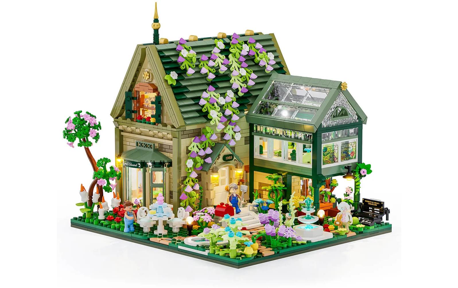 Lumibricks 3D Puzzle Garden Cottage Gartenhaus – 964 Teile – Kunststoff – 22 × 26 × 16 cm – ab 16 Jahren