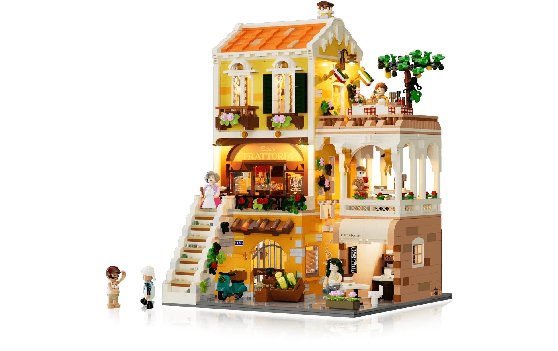 Lumibricks 3D Puzzle Italienisches Heimrestaurant – 1325 Teile – Kunststoff – ab 16 Jahren