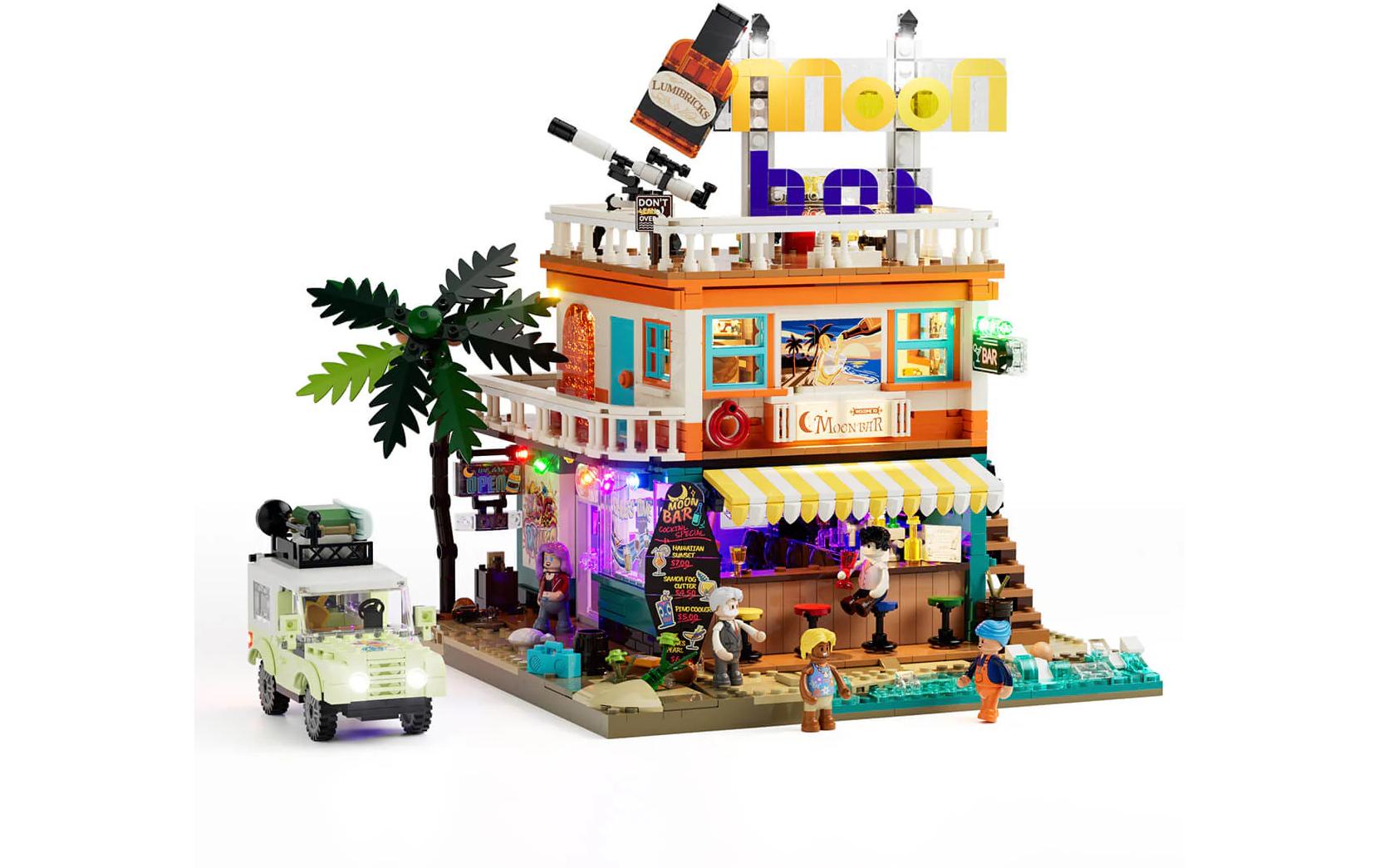Lumibricks Moon Bar Puzzle Stadt- / Landleben – 867 Teile – ab 16 Jahren – Kunststoff – Mehrfarbig