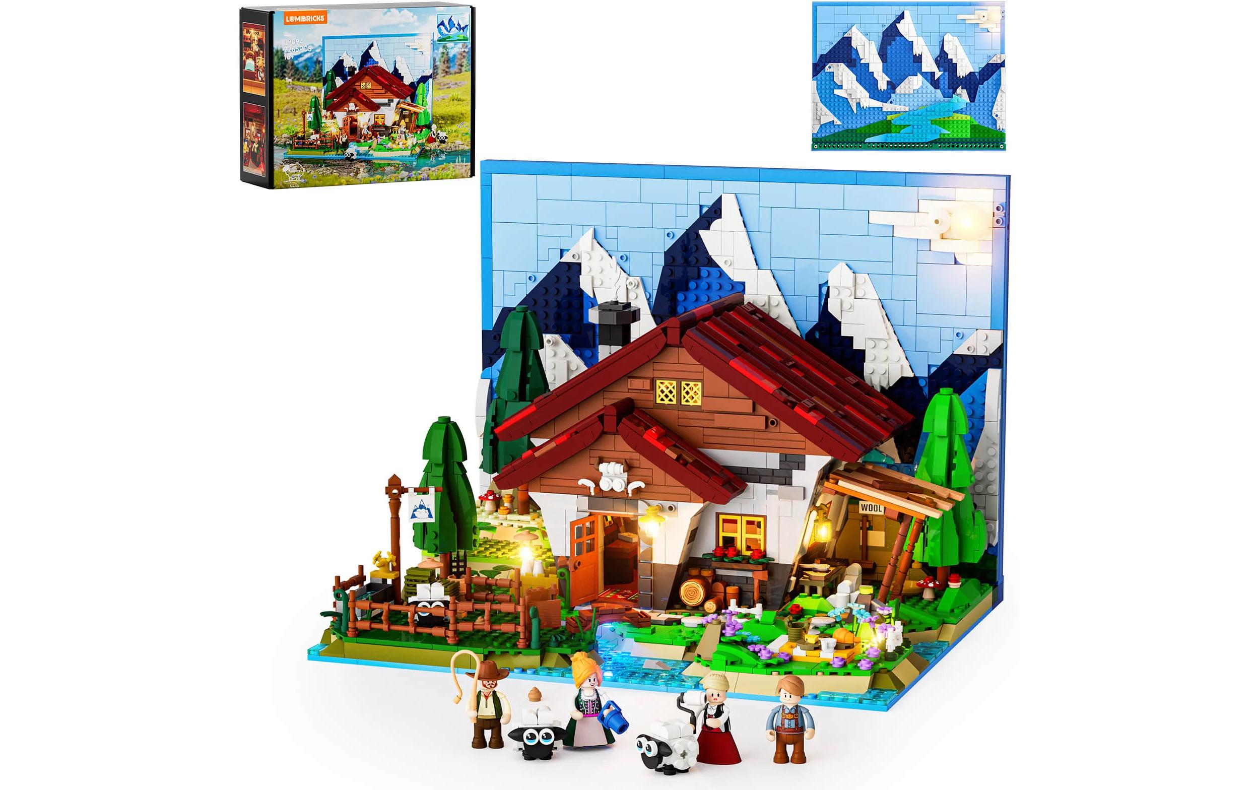 Lumibricks 3D-Puzzle Schäferhütte – 1523 Teile – ab 16 Jahren – Kunststoff – Mehrfarbig