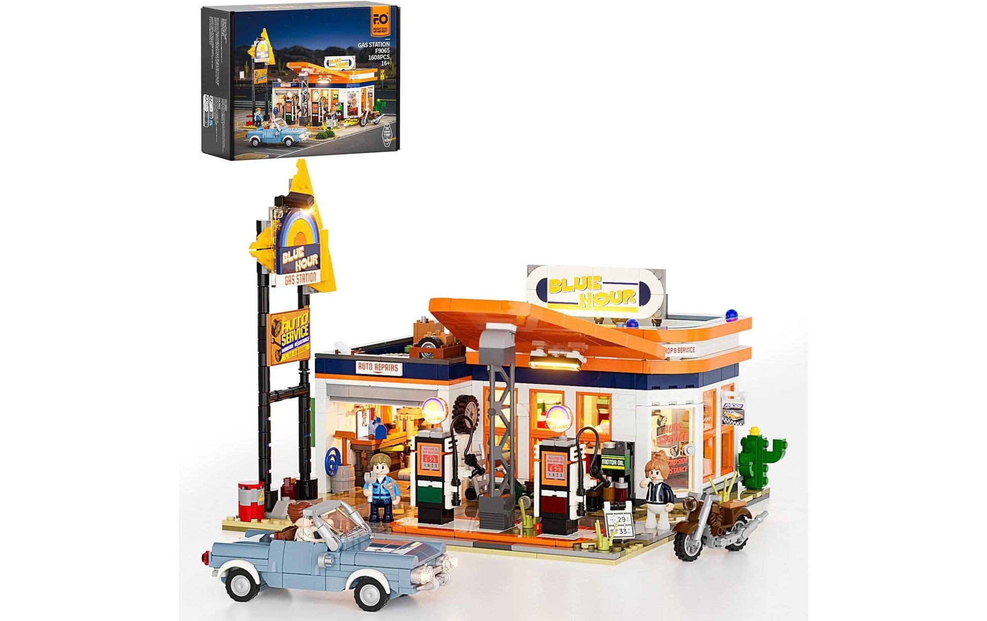 Lumibricks 3D Puzzle Tankstelle – 2614 Teile – Kunststoff – ab 16 Jahren – mehrfarbig