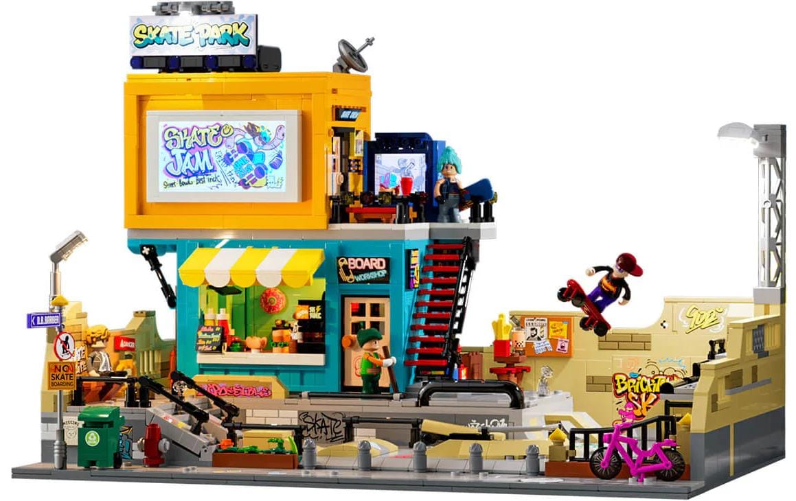 Lumibricks 3D Puzzle Skate Park – 372 Teile – Kunststoff – Mehrfarbig – ab 16 Jahren