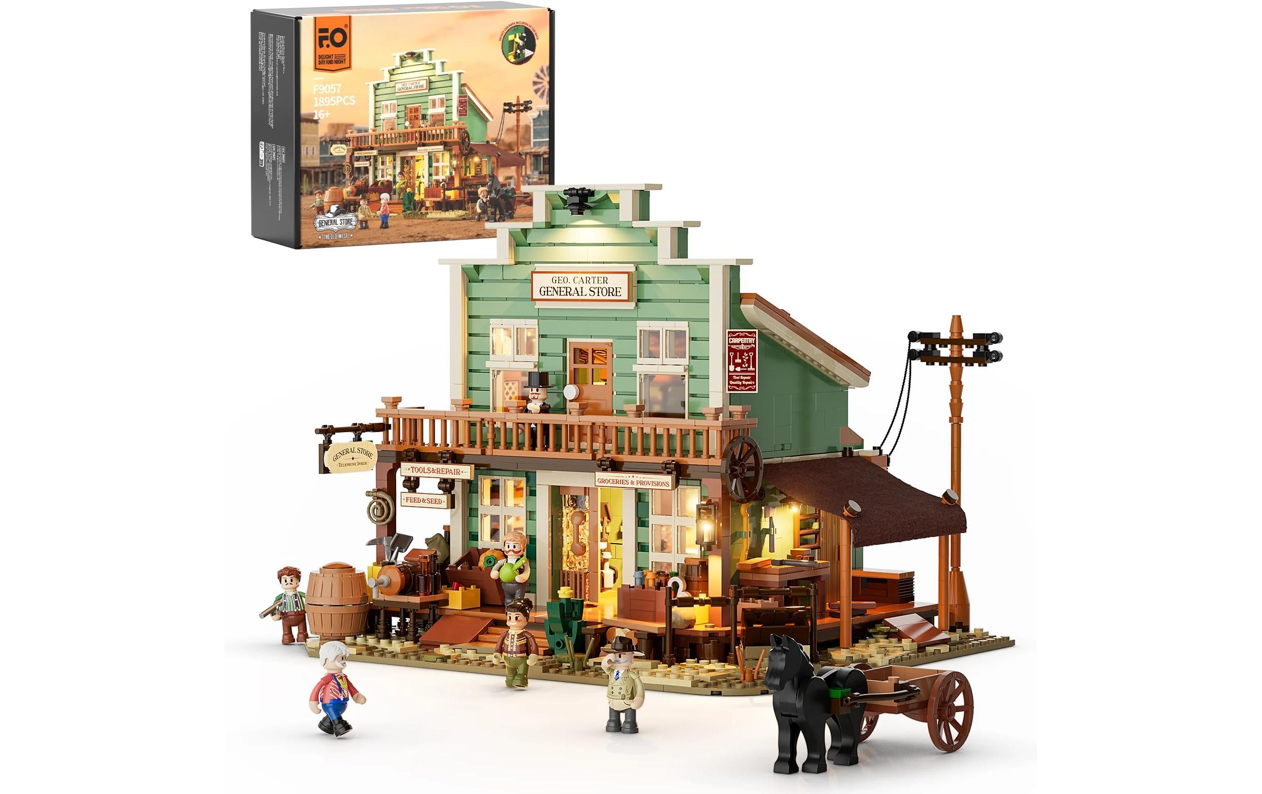 Lumibricks 3D Puzzle Old West General Store – 1843 Teile – Kunststoff – ab 16 Jahren
