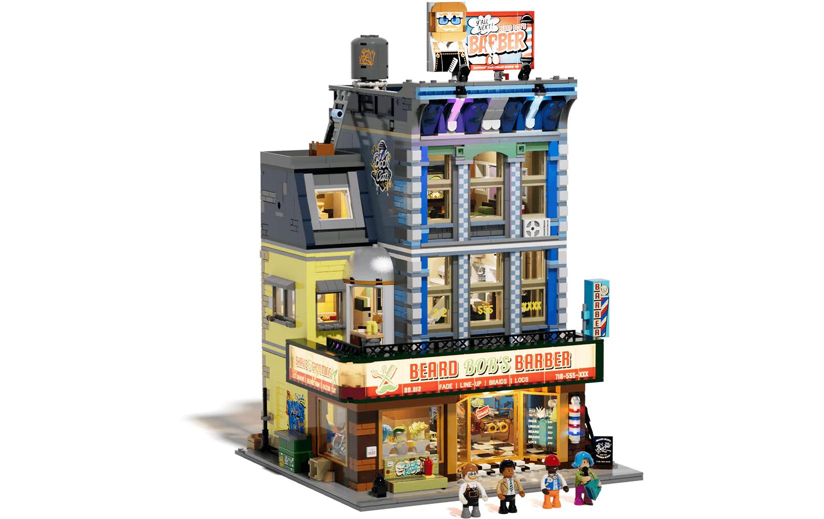 Lumibricks 3D Puzzle Barbershop – 3170 Teile – 56 cm – ab 16 Jahren – Kunststoff – Mehrfarbig