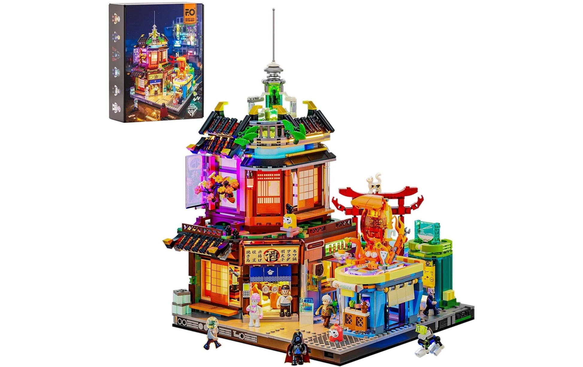 Lumibricks 3D Puzzle Japanische Izakaya – 2680 Teile – Kunststoff – Mehrfarbig – ab 16 Jahren