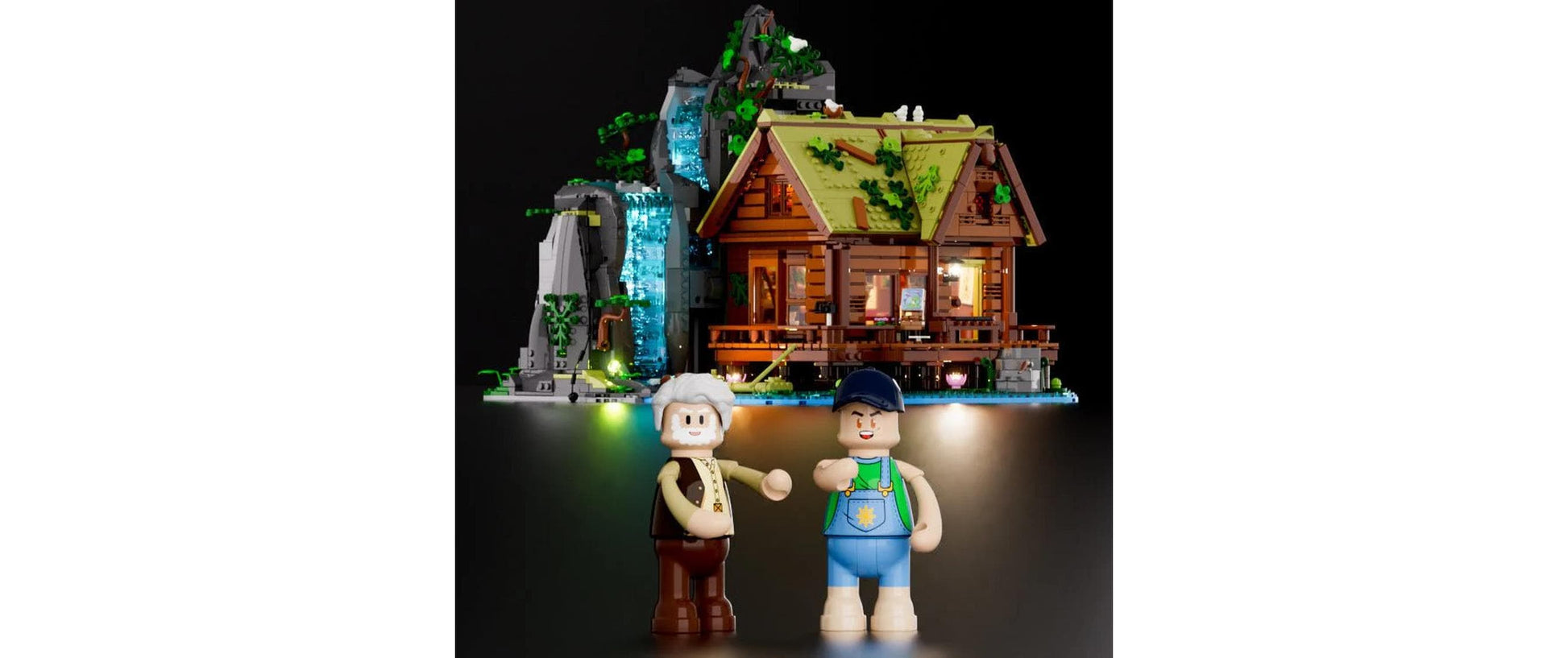Lumibricks 3D-Puzzle Waterfall Cabin – 510 Teile – ab 16 Jahren – Gummi, Kunststoff – Mehrfarbig