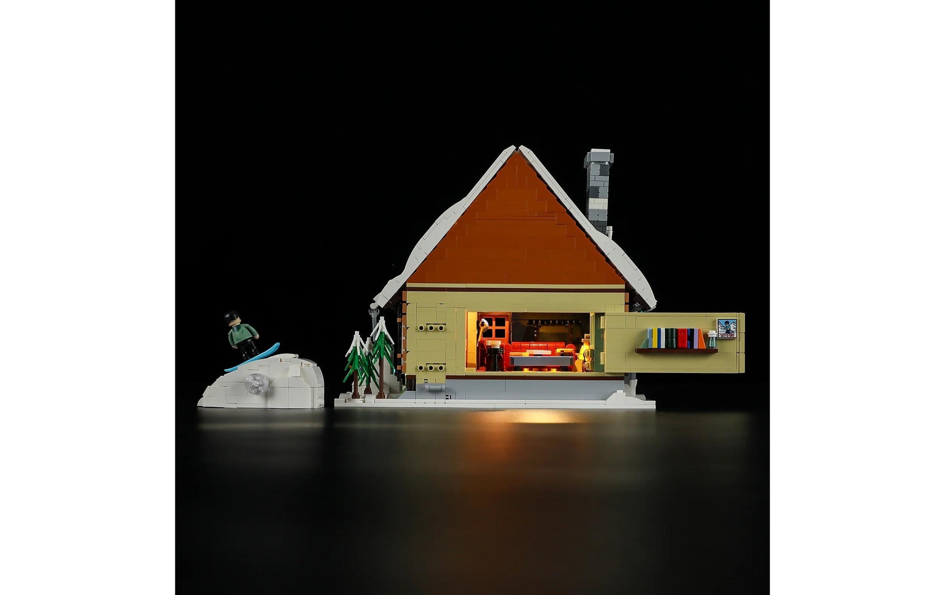 Lumibricks Ski Lodge 3D-Puzzle Skihütte – 1969 Teile – ab 16 Jahren – Kunststoff – Mehrfarbig