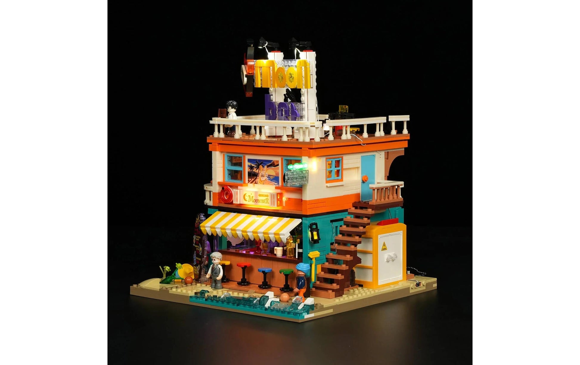 Lumibricks Moon Bar Puzzle Stadt- / Landleben – 867 Teile – ab 16 Jahren – Kunststoff – Mehrfarbig