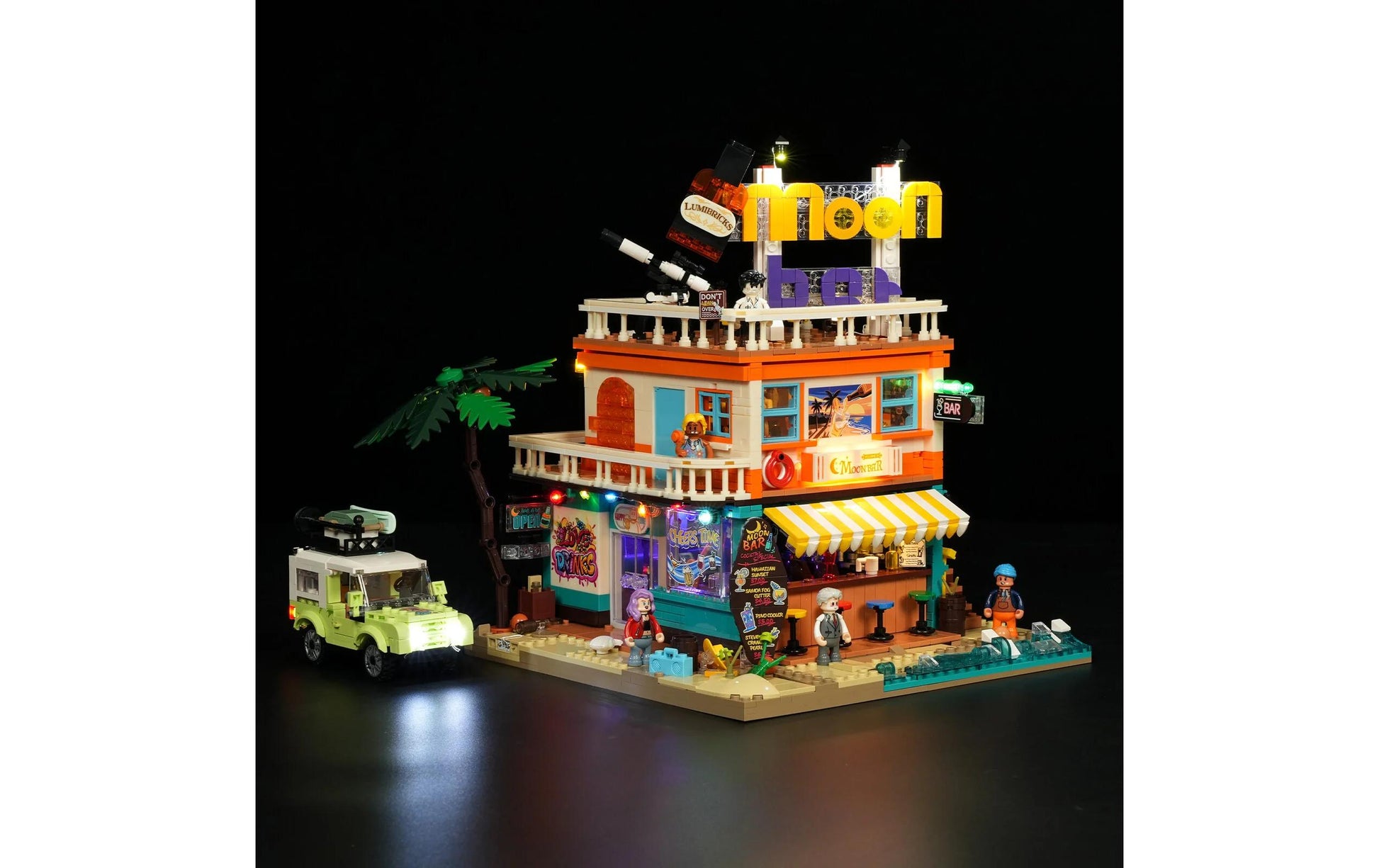 Lumibricks Moon Bar Puzzle Stadt- / Landleben – 867 Teile – ab 16 Jahren – Kunststoff – Mehrfarbig