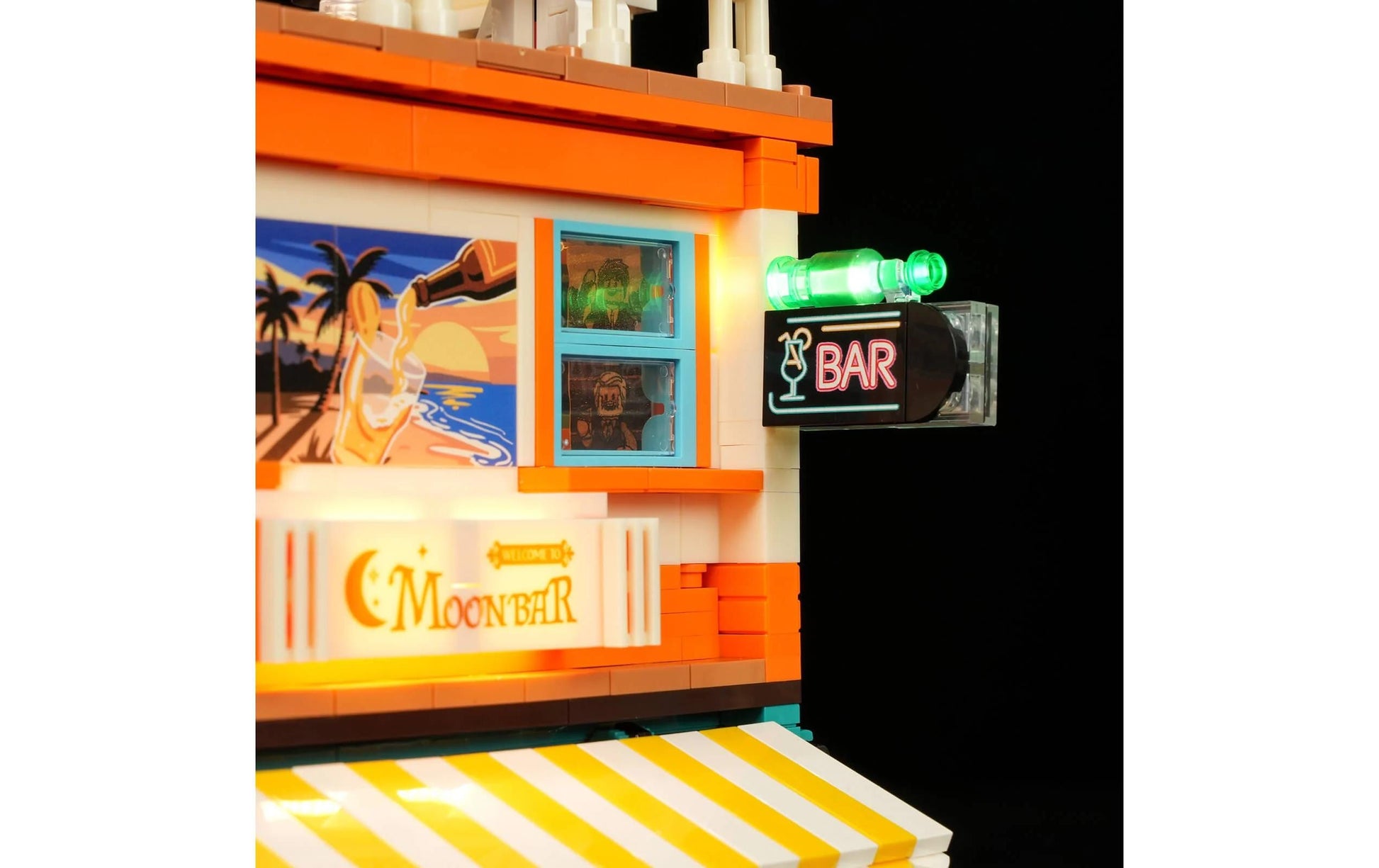 Lumibricks Moon Bar Puzzle Stadt- / Landleben – 867 Teile – ab 16 Jahren – Kunststoff – Mehrfarbig