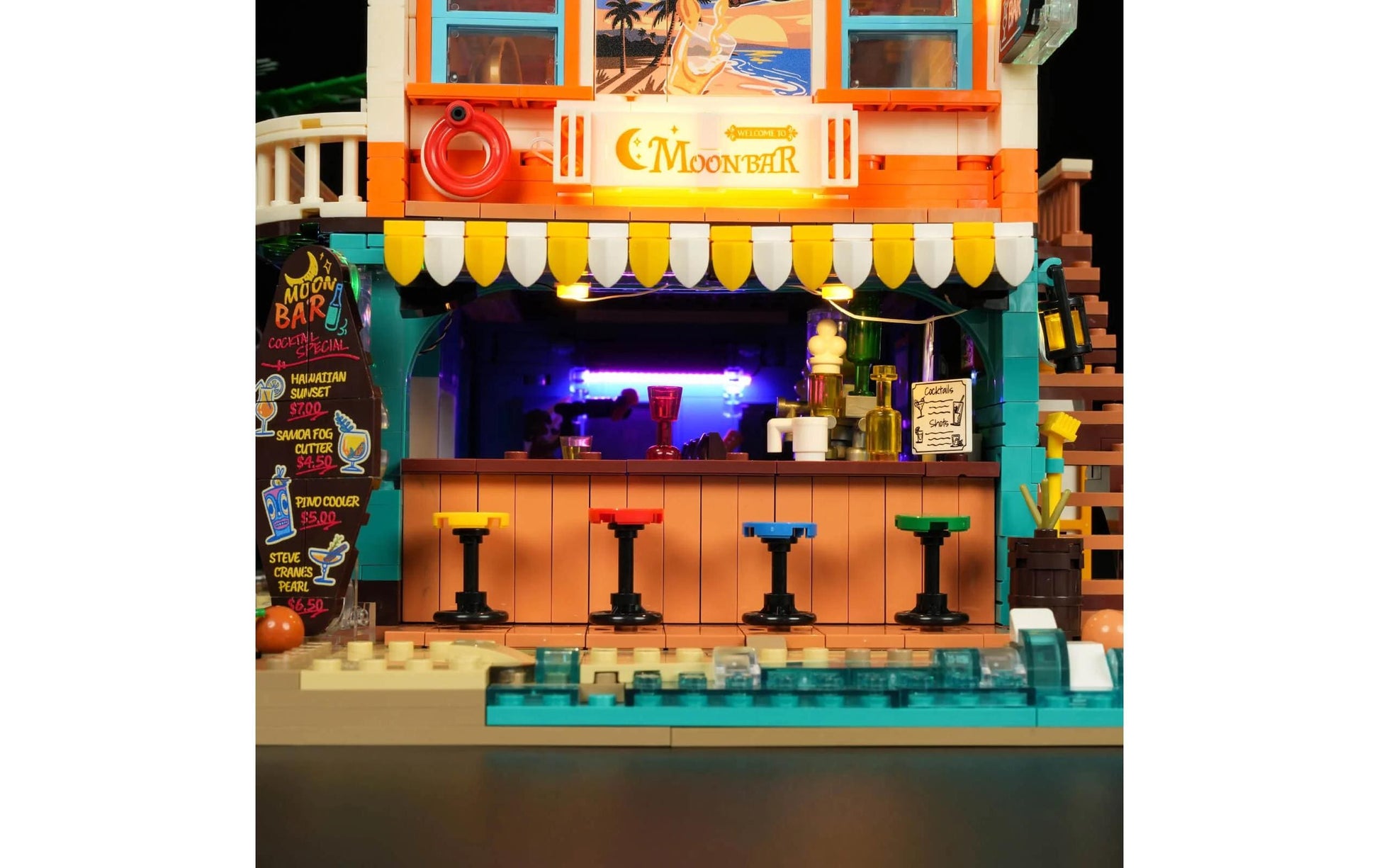 Lumibricks Moon Bar Puzzle Stadt- / Landleben – 867 Teile – ab 16 Jahren – Kunststoff – Mehrfarbig