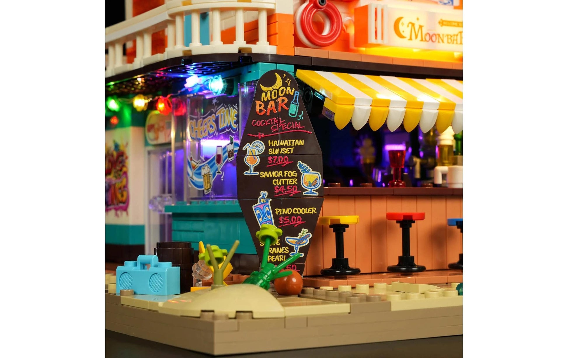 Lumibricks Moon Bar Puzzle Stadt- / Landleben – 867 Teile – ab 16 Jahren – Kunststoff – Mehrfarbig