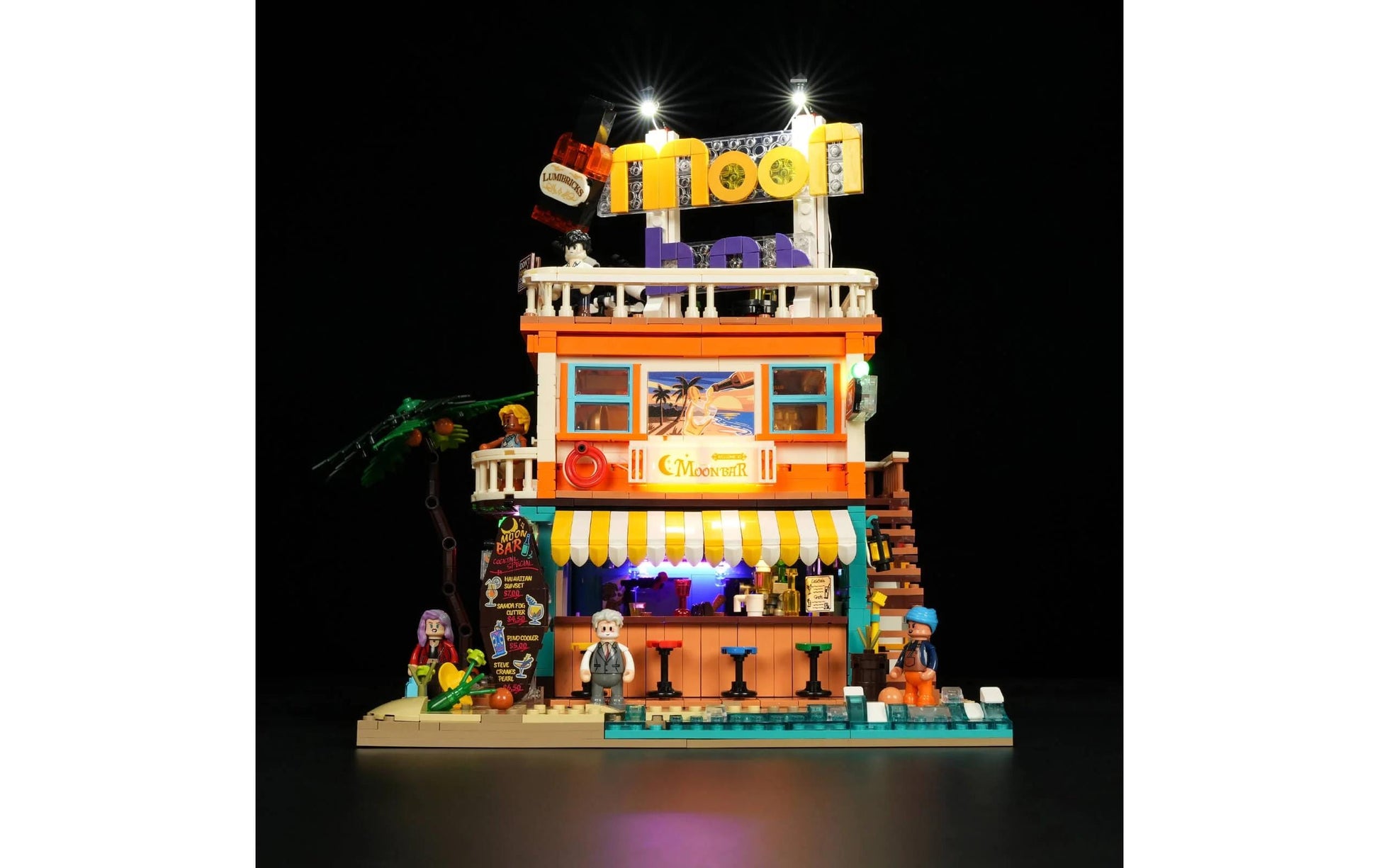Lumibricks Moon Bar Puzzle Stadt- / Landleben – 867 Teile – ab 16 Jahren – Kunststoff – Mehrfarbig