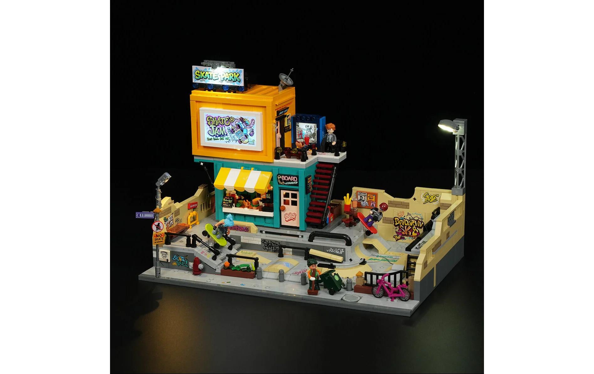 Lumibricks 3D Puzzle Skate Park – 372 Teile – Kunststoff – Mehrfarbig – ab 16 Jahren